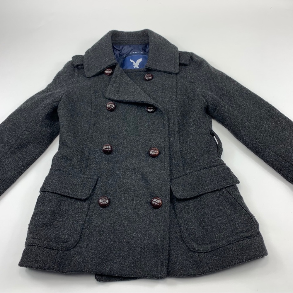 American Eagle Peacoat Jacket Double Breasted - image 2